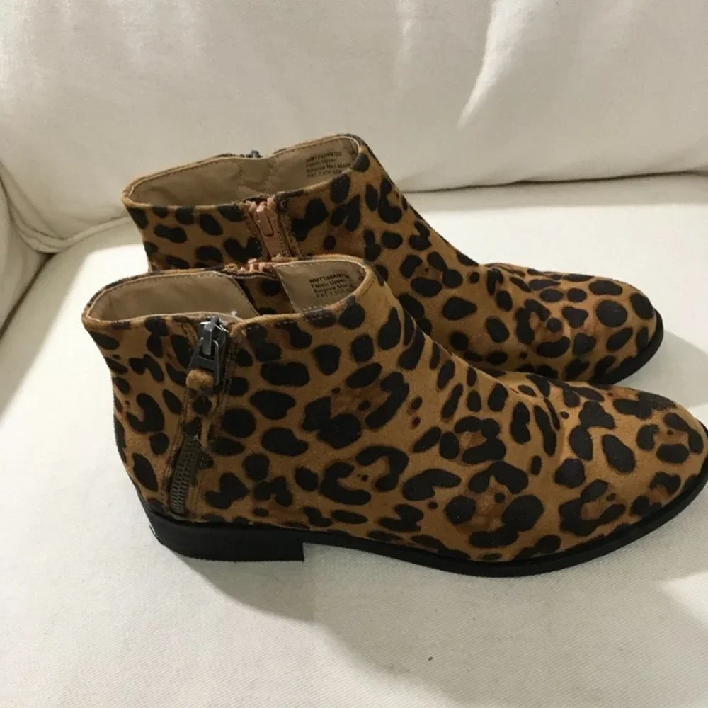 Cheetah Time & Tru Bootie's NWOT - Picture 3 of 9